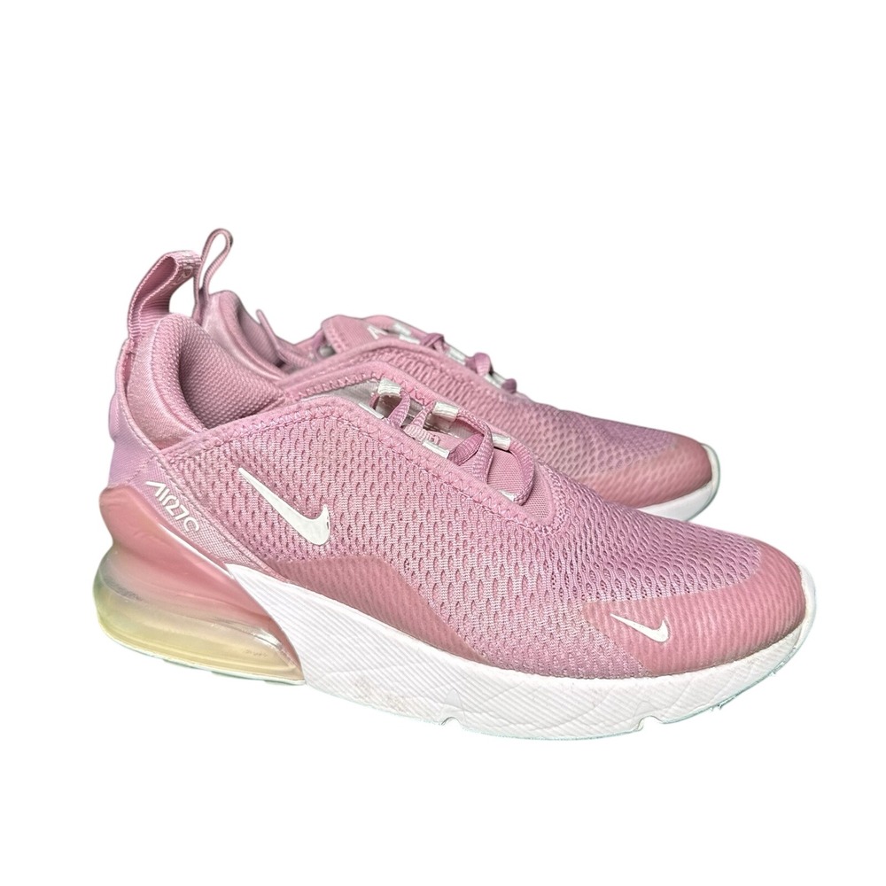 Nike Air Max 270 Pink Mauve Kids Preschool Shoes HQ1555-646 Size 2.5Y